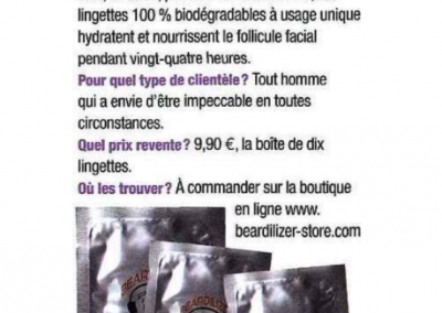 Coiffure de Paris - Beardilizer Lingettes Nettoyantes